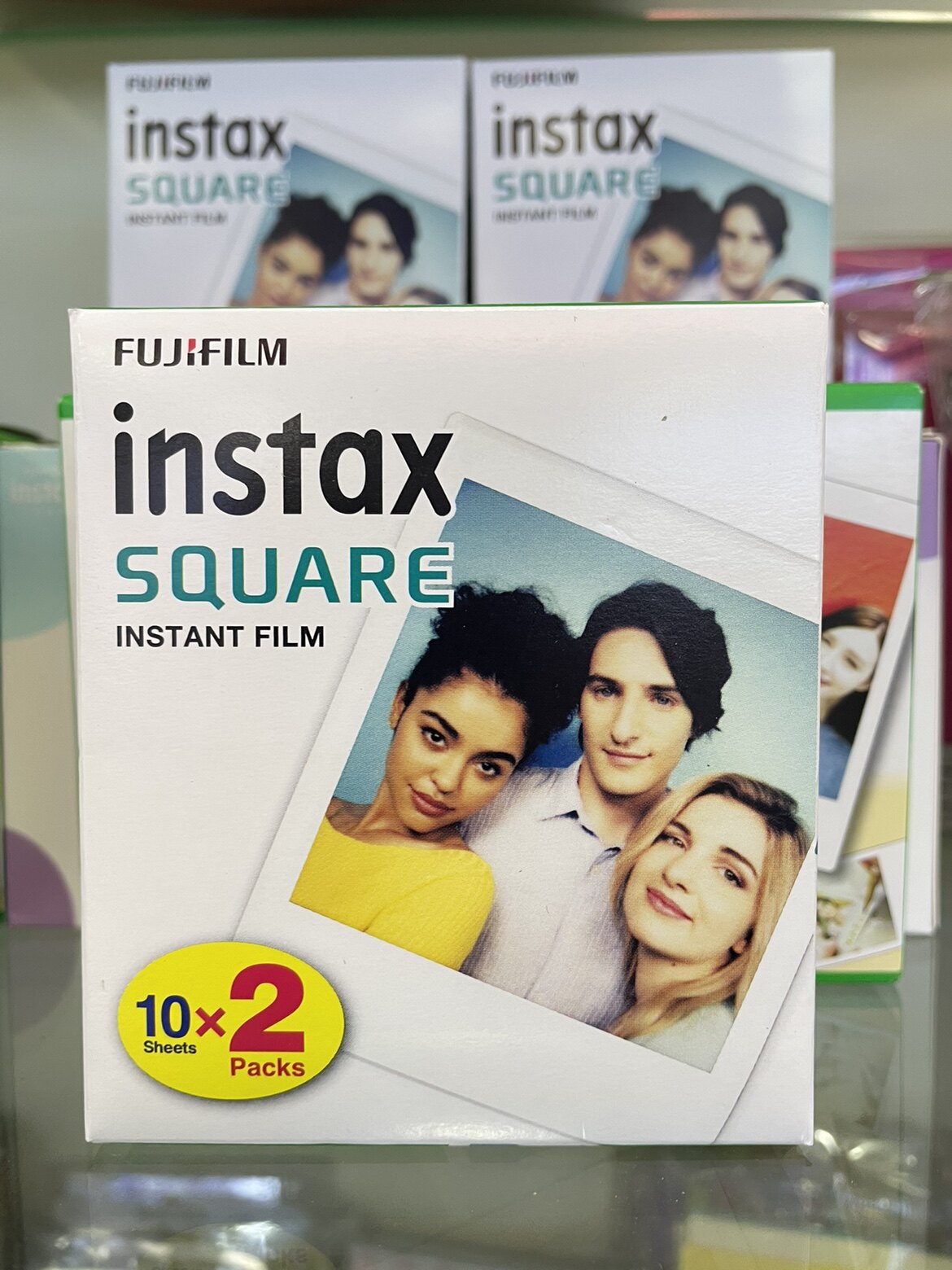 SQUARE拍立得相纸白边20张适用sq1/6/sp-3/10/20 方形白边20张