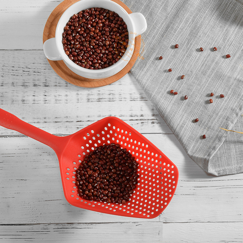 PP长漏勺新料隔水铲漏铲塑料冰铲