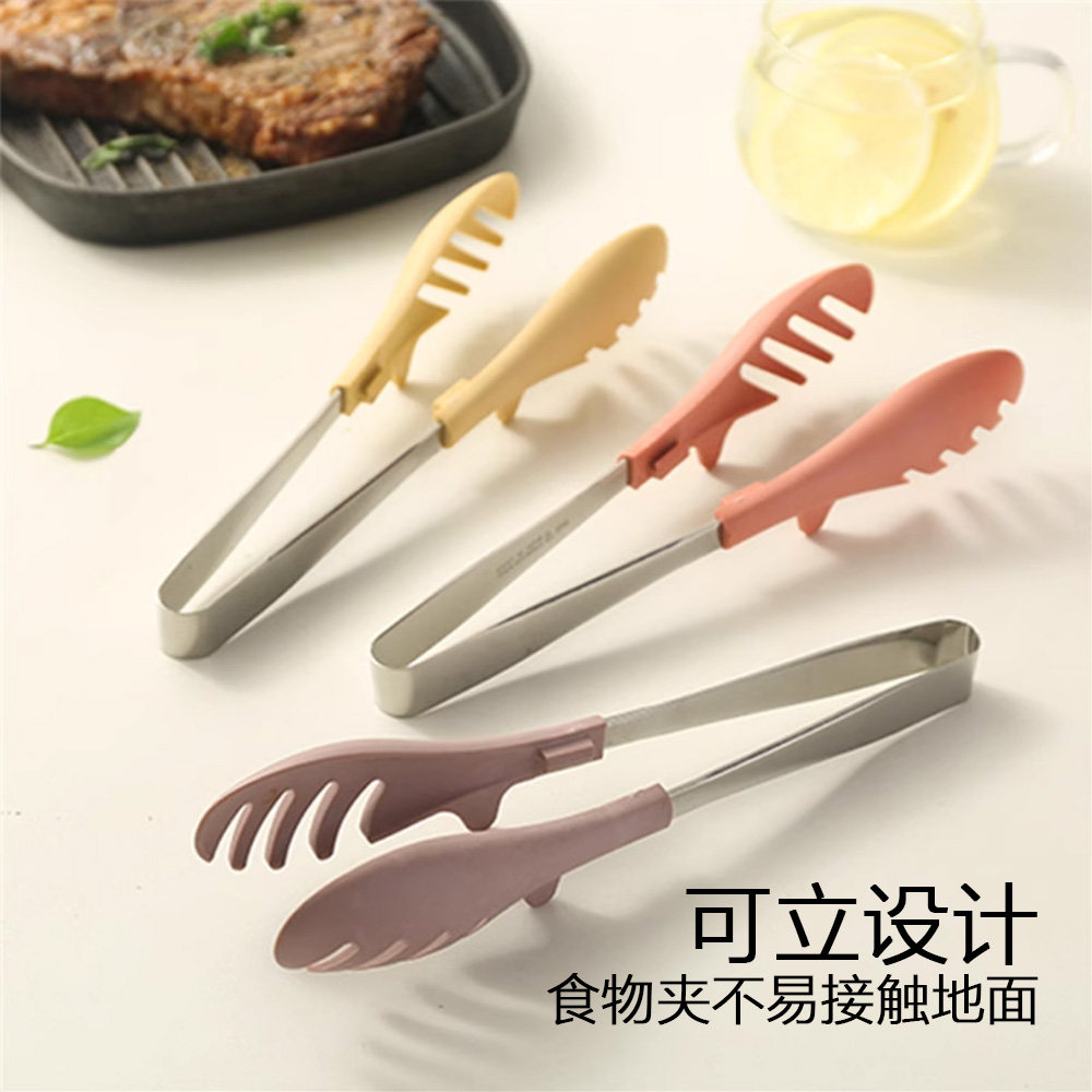 食品夹不锈钢厨房多功能尼龙煎鱼