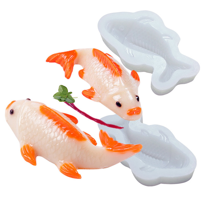 春年鲤鱼年糕鱼慕斯蛋糕硅胶模具