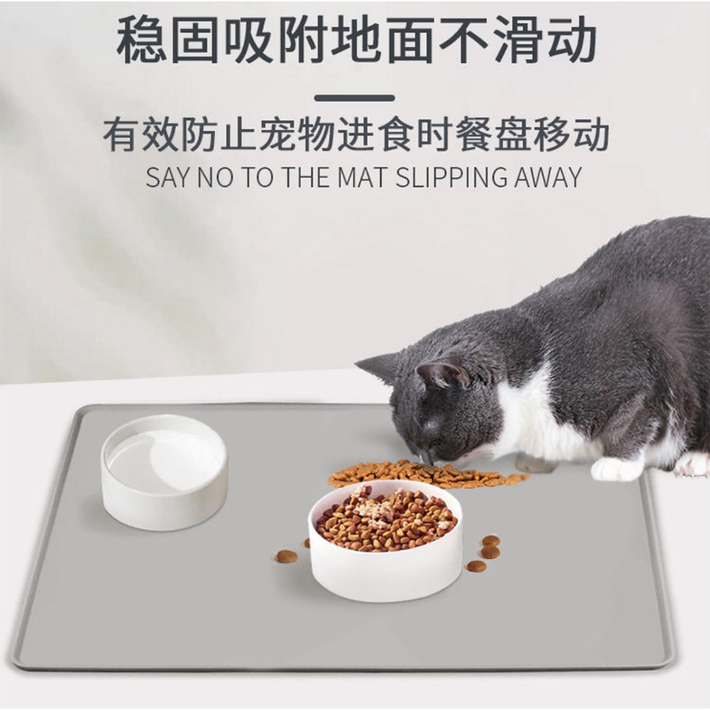 防滑防水猫砂垫大号硅胶宠物垫宠物餐垫多功能食物垫易清洁食品级
