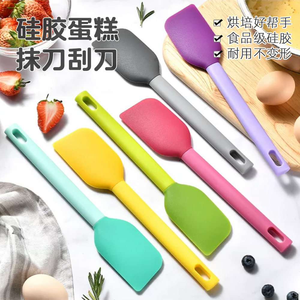食品级硅胶牛油刮刀蛋糕奶油抹刀