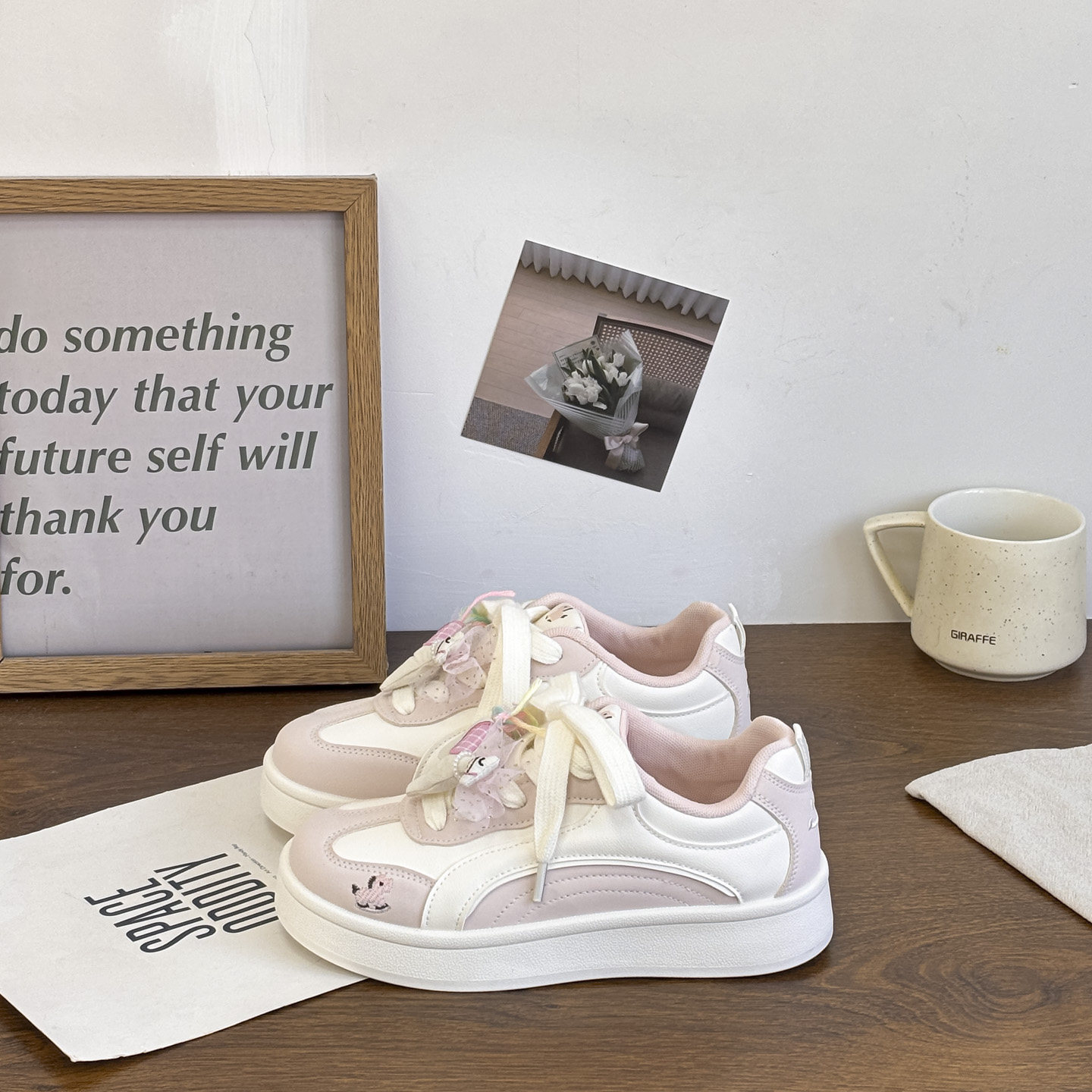 原创设计板鞋女2026春季新款学生时尚ins潮休闲防滑运动鞋子,女鞋,休闲板鞋,淘宝优惠券,粉丝福利购,淘宝优惠卷