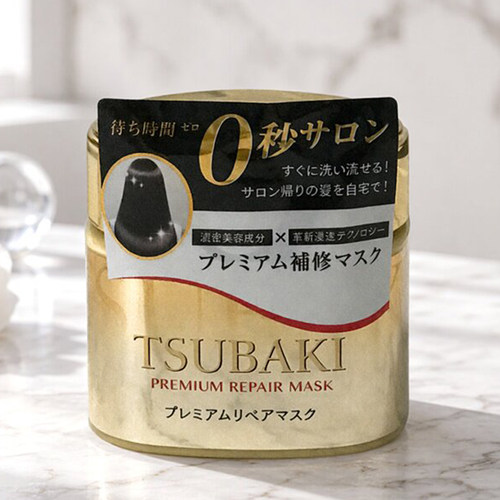 日本丝蓓绮0秒发膜金色高渗透滋润发膜改善修复干枯毛躁发