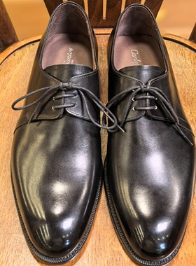 葡萄牙Carlos Santos德比Michael系带圆头商务正装牛皮都市英国