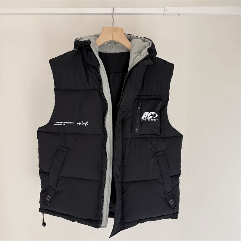 轻便保暖手塞棉~150-190中大童加厚棉马甲青少年冬季保暖背心坎肩