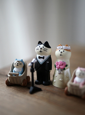 日式zakka杂货结婚场景摆件