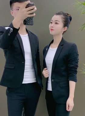 新款ins三件套西服套装男时尚韩版潮男修身帅气青年休闲商务礼服