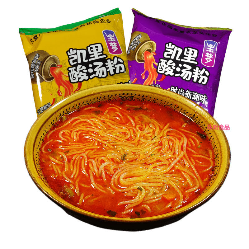 贵州特产凯里酸汤粉玉梦方便粉丝酸辣米粉早餐速食苗家红番茄220g