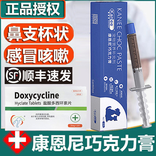 康恩尼巧克力膏猫狗感冒流涕营养