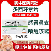 宠舒宁咳喘宁巧乐林多西环素片猫狗咳嗽肺炎支原体鼻支喷嚏气管炎