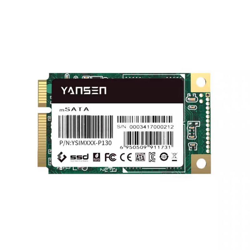 KINGSPEC YUANCUN MSATA 32G 솔리드 스테이트 드라이브 SSD 산업용 컴퓨터 MINI SATA 64G 128G