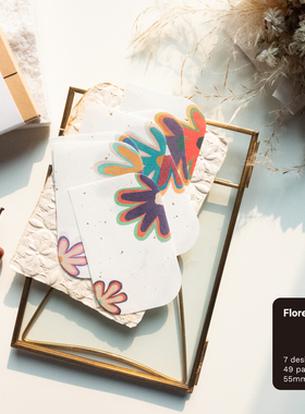 無七｜Floret 手帐便签 异形便签 特种纸便签