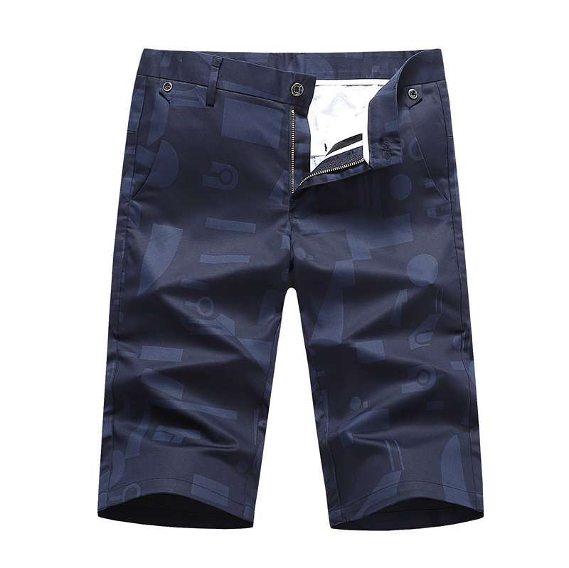 夏季短裤男七分裤休闲中裤宽松大码五分裤直筒冰丝薄款马裤韩版潮