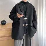 oversize小香风新宽松痞帅西装男休闲外套高级感西服TX209P108，男装西服套装，电商A070