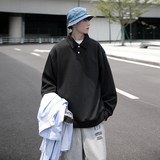 大男孩穿搭时尚polo衫宽松翻领百搭卫衣ACT09P60，男装卫衣，电商A070