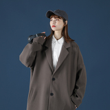 简约新中性风休闲西装外套宽松男女情侣雅痞小西服201P85，男装西服套装，电商A070