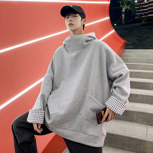 秋冬新男連帽衛(wèi)衣潮流港風(fēng)嘻哈寬松ins超火外套衛(wèi)衣 W522 P55圖片