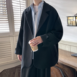 春秋休闲西服单服宽松男女潮流痞帅简约男士西装TX201P85，男装西服套装，电商A070