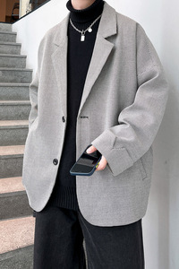 休闲小西服外套韩版制服痞帅千鸟格情侣男西装 XZ201 P85图片