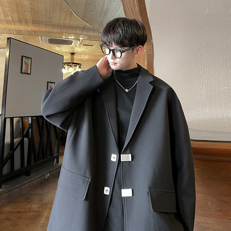 oversize小香风新宽松痞帅西装男休闲外套高级感西服TX209P108,男装西服,电商A070
