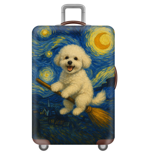 太空猫狗38狗狗弹力箱套拉杆箱旅行旅游登机行李皮箱保护罩防尘袋