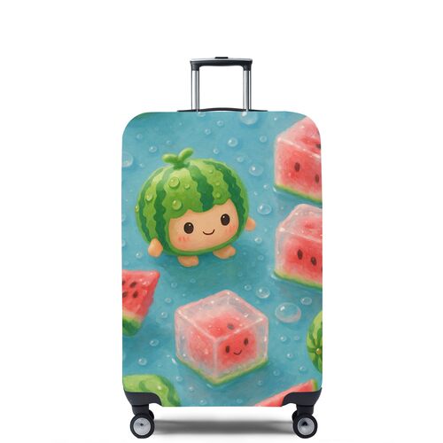 萌趣可爱风12西瓜弹力箱套拉杆箱旅行旅游登机行李皮箱保护罩防尘