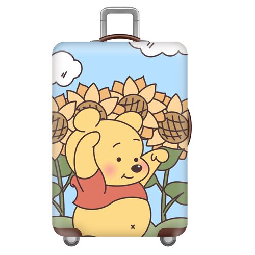 太阳花旅行维尼登机耐磨弹力箱套