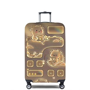 KTA102小羊弹力箱套拉杆箱旅行旅游登机行李皮箱保护罩耐磨防尘袋
