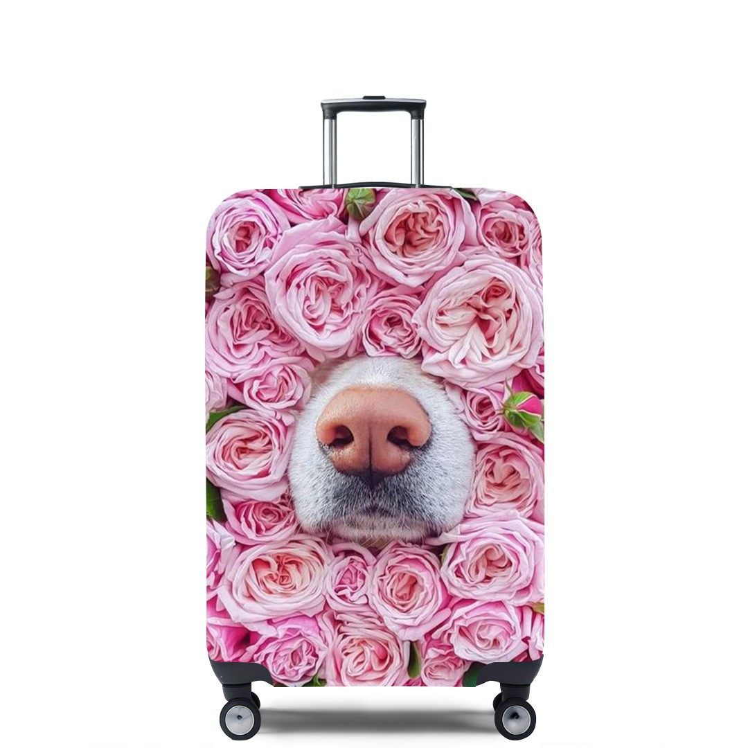 动物Z57玫瑰狗狗弹力箱套拉杆箱旅行旅游登机行李皮箱保护罩防尘,箱包皮具/热销女包/男包,旅行箱配件,淘宝优惠券,粉丝福利购,淘宝优惠卷
