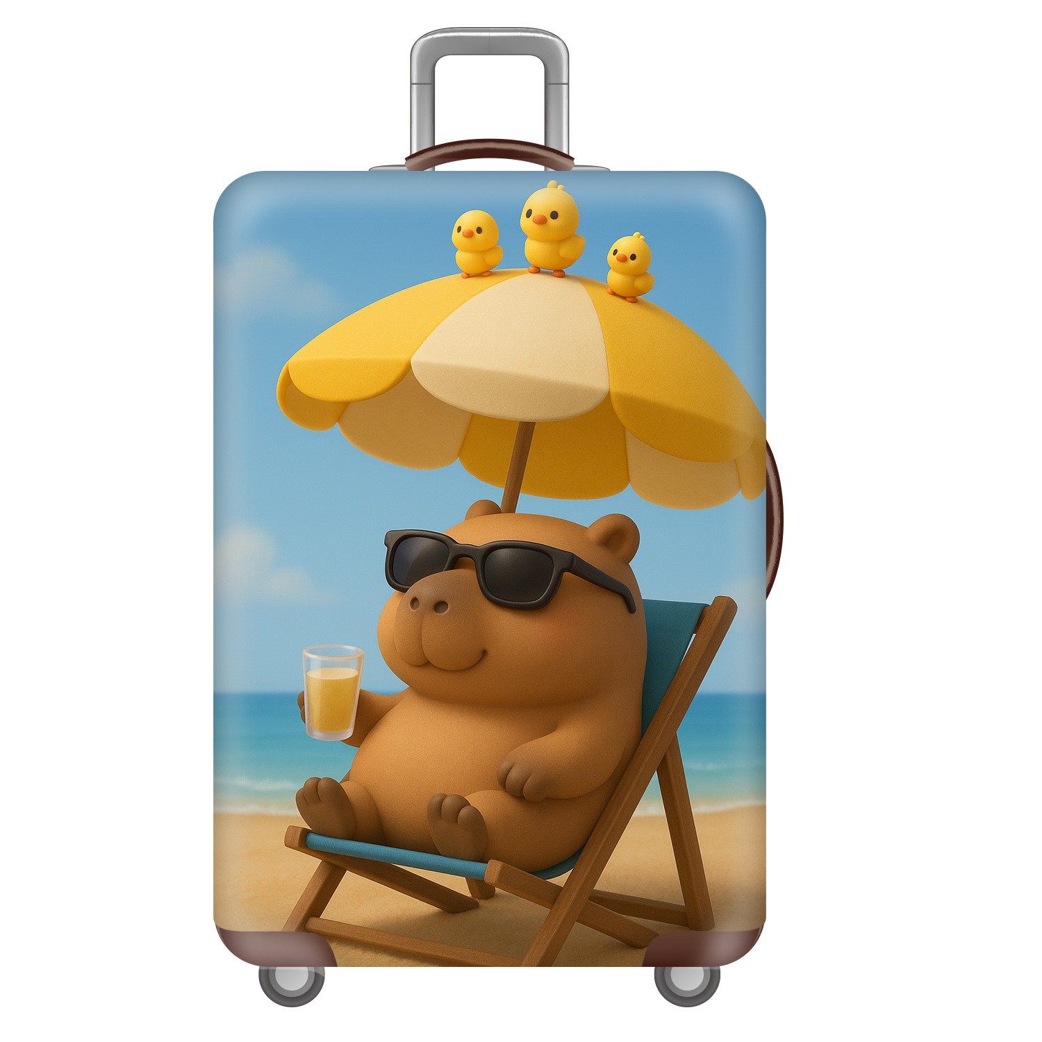沙滩系列75小熊弹力箱套拉杆箱旅行旅游登机行李皮箱保护罩防尘袋,箱包皮具/热销女包/男包,旅行箱配件,淘宝优惠券,粉丝福利购,淘宝优惠卷