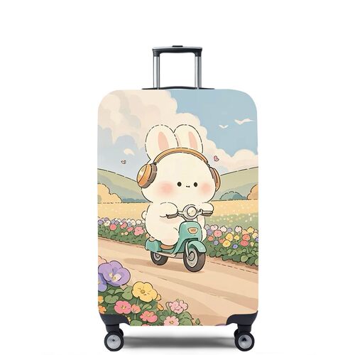 KTA68兔子弹力箱套拉杆箱旅行旅游登机行李皮箱保护罩防尘袋耐磨