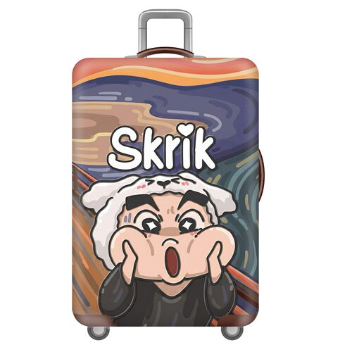 KTG50蜡笔小新弹力箱套拉杆箱旅行旅游登机行李皮箱保护罩防尘袋