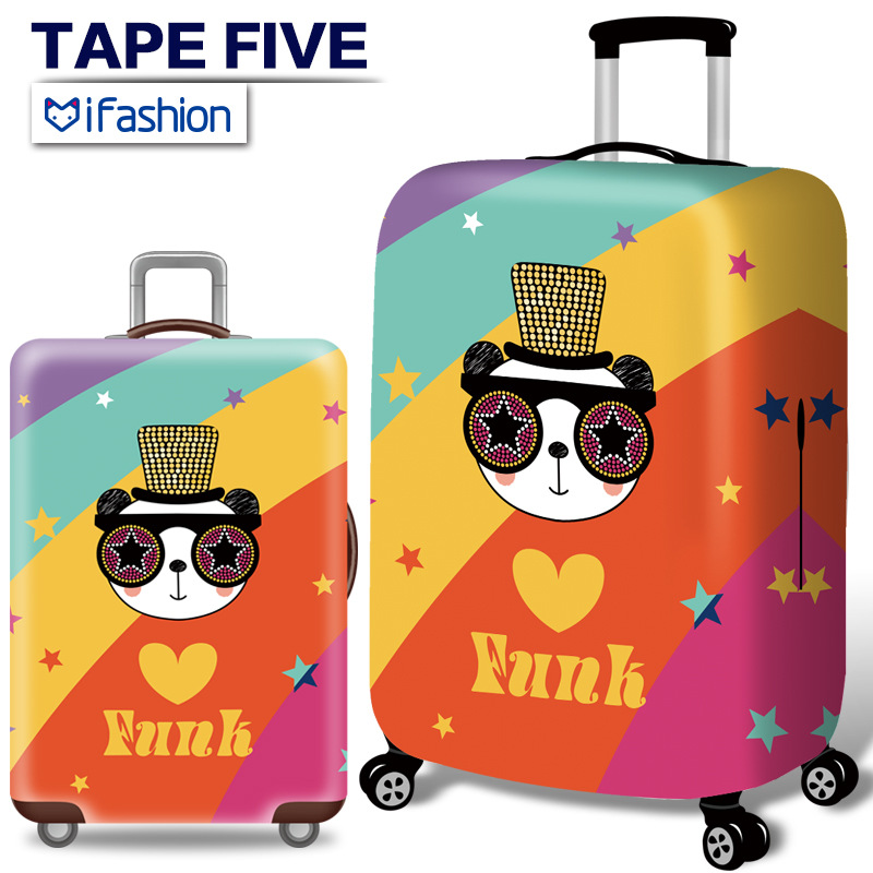 放克小熊卡通弹力箱套拉杆箱旅行旅游登机行李皮箱保护罩防尘袋子