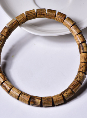 沉香天然木质饰品单圈保真菩萨棋