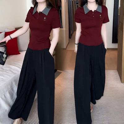 时尚洋气套装女2025夏季新款