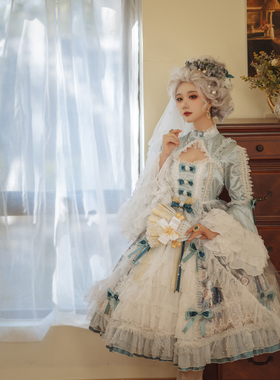 LucyAndLory珍宝OPlolita裙洛丽塔茶会优雅华丽春夏洛可可风