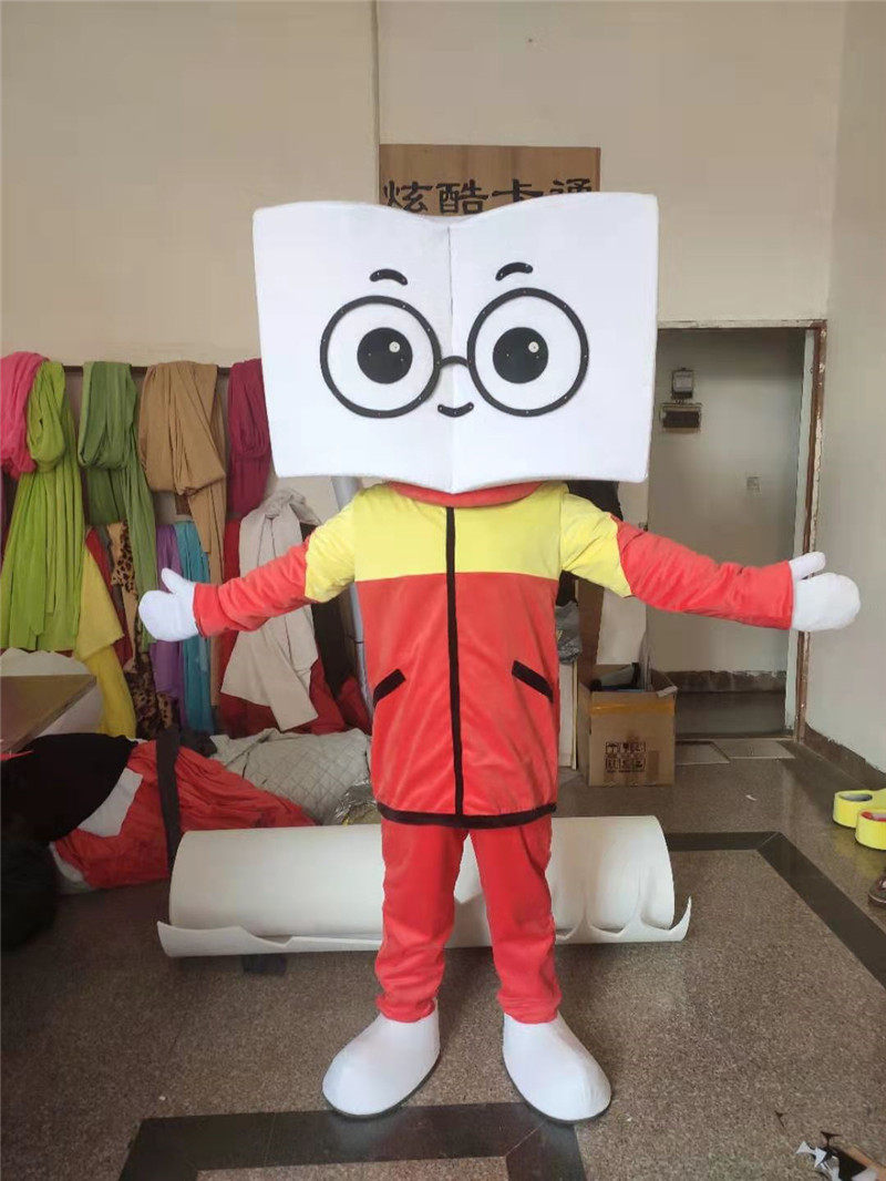 书籍书刊卡通道具人偶服装来图定做行走穿戴表演玩偶头套毛绒公仔