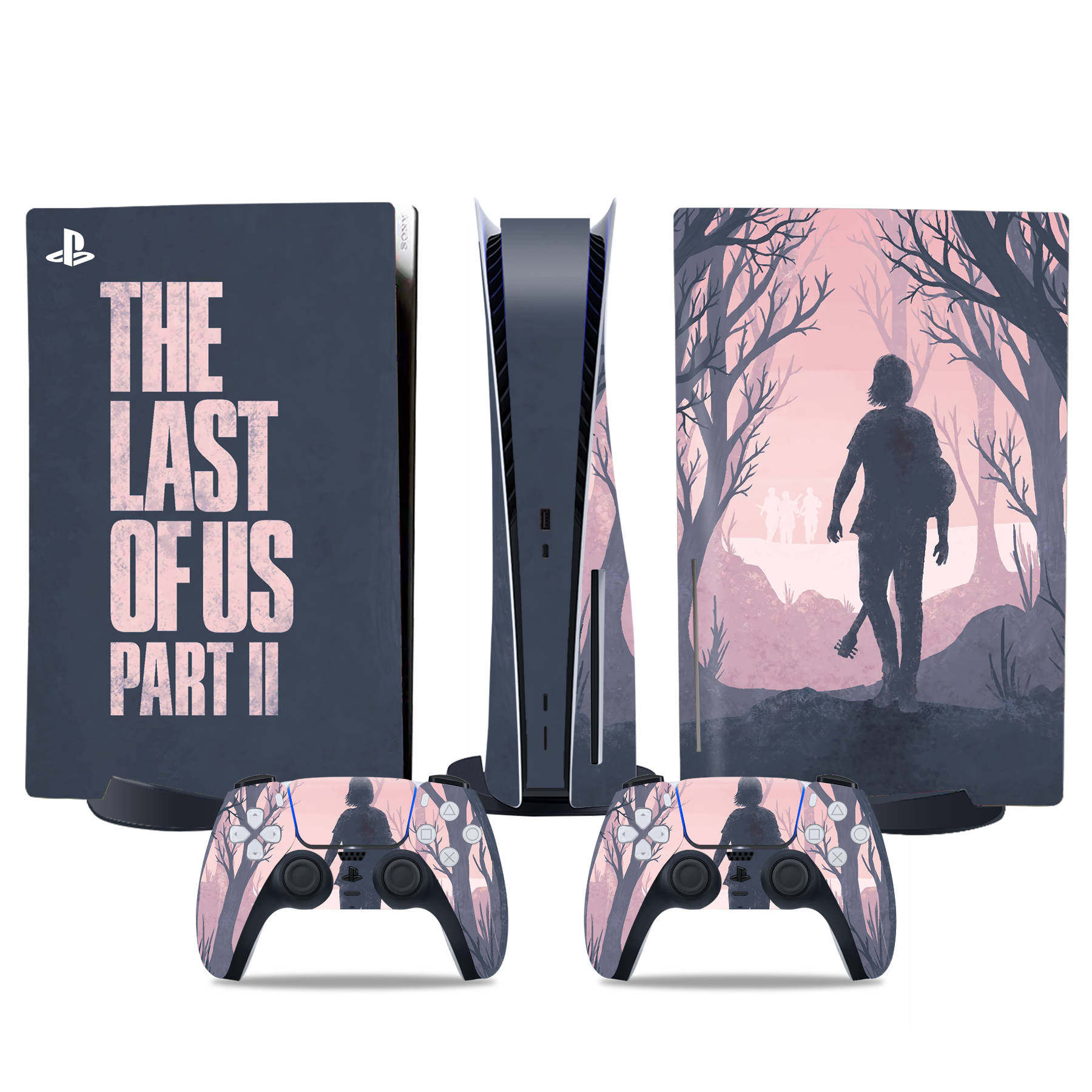 适用于PS5光驱贴纸数字版主机卡通贴膜美国末日2多款可来图定制