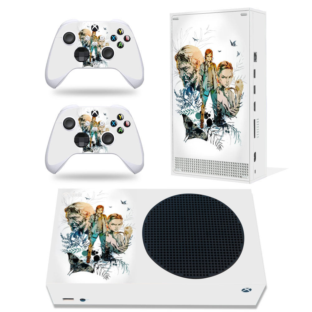适用Xbox seriesS主机贴纸XSS主机手柄贴膜美国末日战地游戏多款