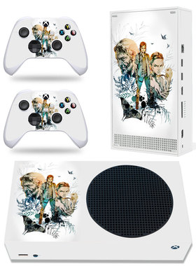 适用Xbox seriesS主机贴纸XSS主机手柄贴膜美国末日战地游戏多款