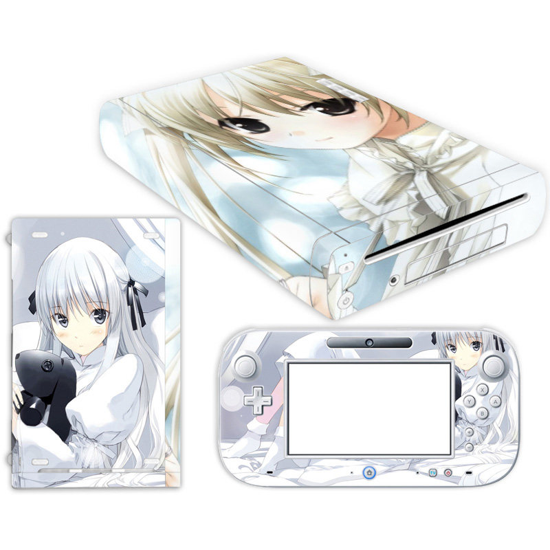 适用于任天堂WII U主机贴纸wii U机壳卡通可爱贴膜磨砂可来图定制