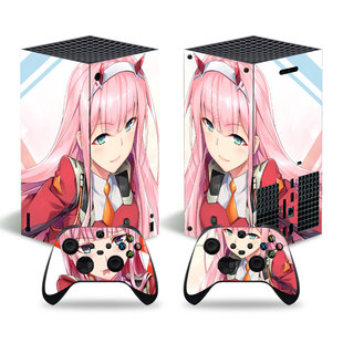 适用于XBOX 贴纸series X青春版 主机手柄可爱卡通贴 seriesX青春版
