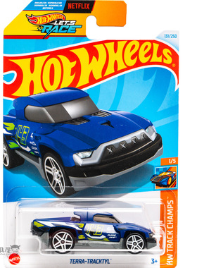 2024L-131号 TERRA-TRACKTYL 蓝色 风火轮火辣小跑车hotwheels