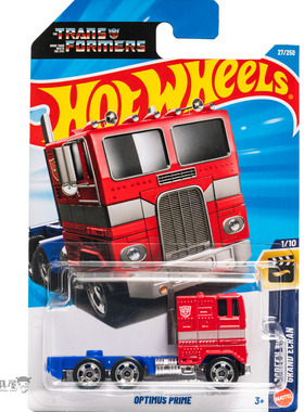 27号 OPTIMUS PRIME 变形金刚 擎天柱 红色 风火轮hotwheels