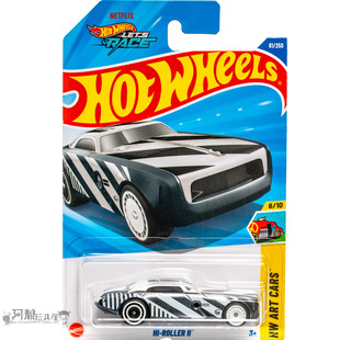 超宝61号 HI-ROLLER II 黑底白条纹色 风火轮火辣小跑车hotwheels