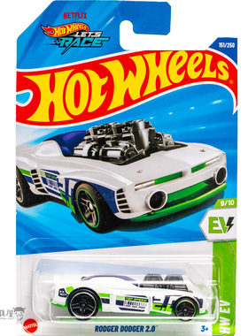 2025F-151号 RODGER DODGER 2.0 白色 风火轮火辣小跑车hotwheels