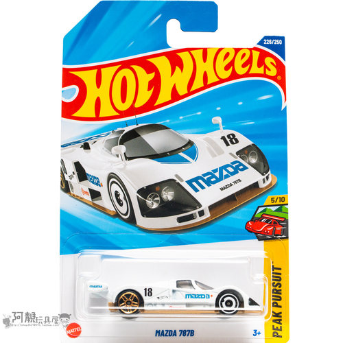 2025M-226号 MAZDA 787B 马自达 白色 风火轮火辣小跑车hotwheels