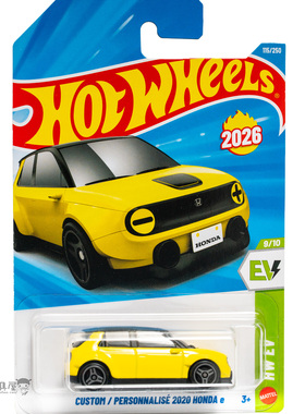 2026E-115号 2020 HONDA e 本田 黄色 风火轮小跑车hotwheels