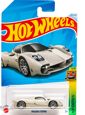 2024L-205号 帕加尼 UTOPIA 浅灰色 风火轮火辣小跑车hotwheels